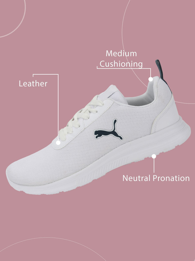 PUMA Bridge Comfort Sneakers For Men (White , 11) - Image 6
