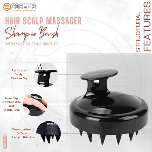 E-COSMOS® Hair Scalp Massager Shampoo