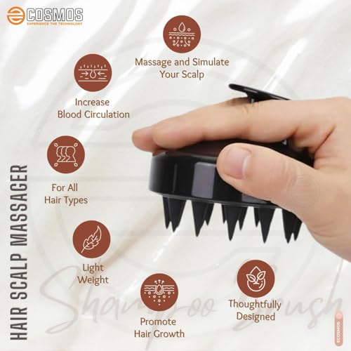 E-COSMOS® Hair Scalp Massager Shampoo