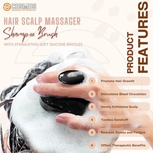 E-COSMOS® Hair Scalp Massager Shampoo