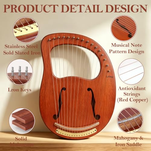 Lyre Harp, Lotkey 16 Metal
