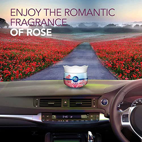 Ambi Pur Car Freshener Gel, Romantic Rose, 75 g - Image 4