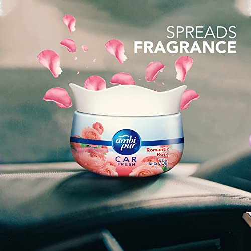 Ambi Pur Car Freshener Gel, Romantic Rose, 75 g - Image 5
