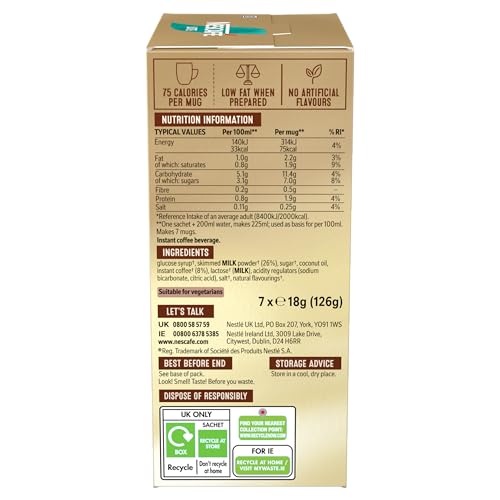 NESCAFÉ Latte Instant Coffee 7