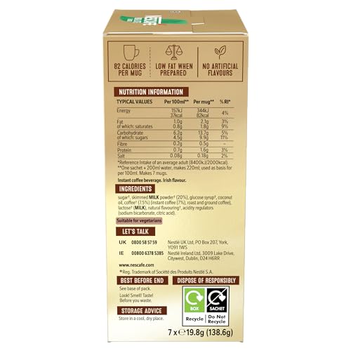 NESCAFÉ Irish Latte Instant Coffee