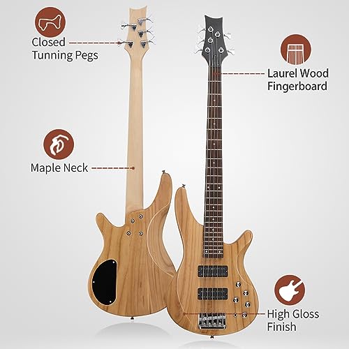 Ktaxon 5 String Electric Bass