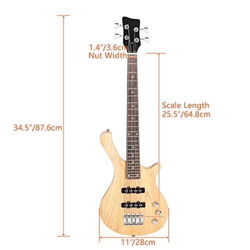 Ktaxon 4 String Electric Bass