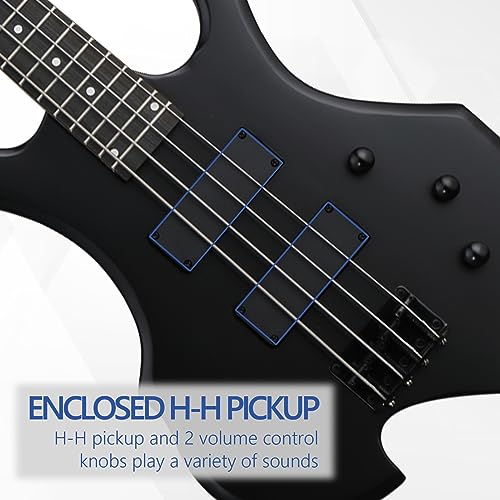 Ktaxon Electric Bass Guitar Burning