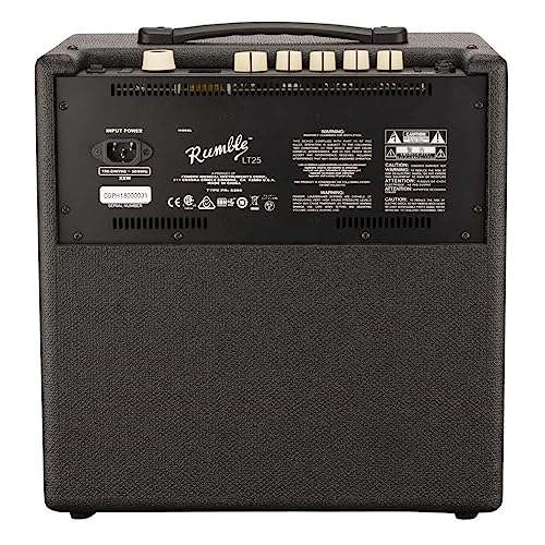 Fender Rumble LT25 Bass Amplifier, black, with 2-Year Warranty - Image 2