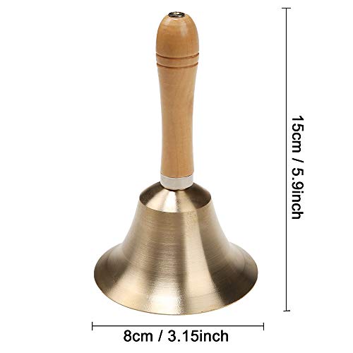Super Loud Solid Brass Hand Call Bell - Image 2