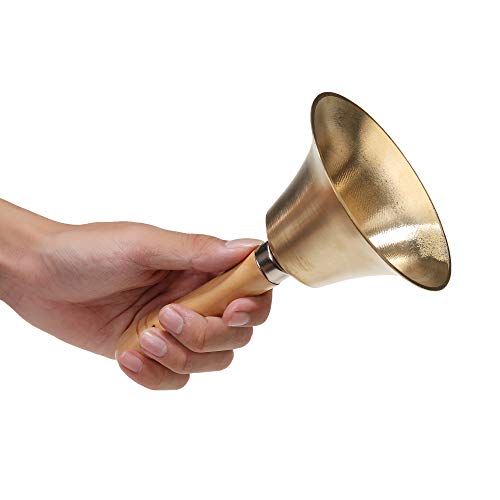 Super Loud Solid Brass Hand Call Bell - Image 4
