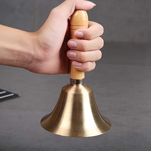 Super Loud Solid Brass Hand Call Bell - Image 6
