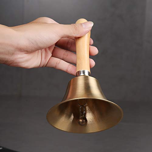 Super Loud Solid Brass Hand Call Bell - Image 7