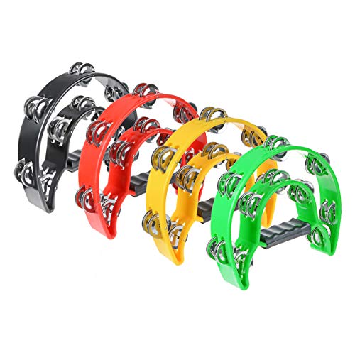 Half Moon Musical Tambourine Double