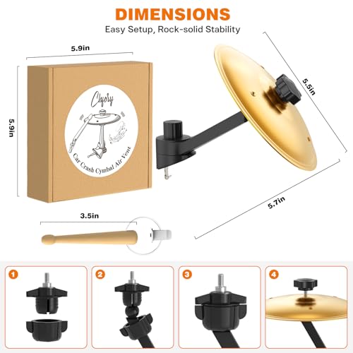 Car Cymbal Air Vent, Mini