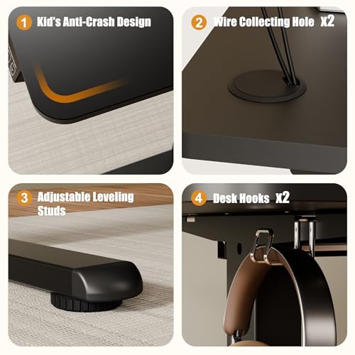 ERGOMAKER Electric Standing Desk 120x60cm