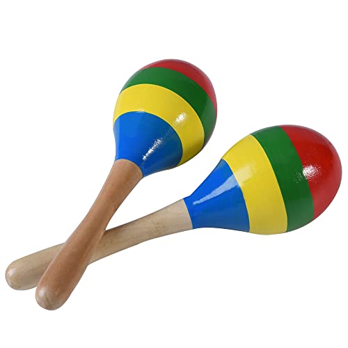 Maracas Hand Percussion Rattles, Wooden