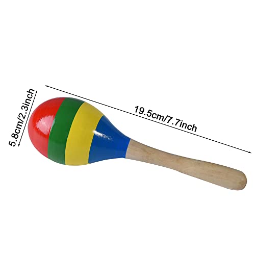 Maracas Hand Percussion Rattles, Wooden