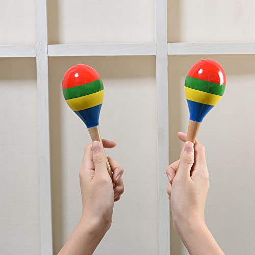 Maracas Hand Percussion Rattles, Wooden