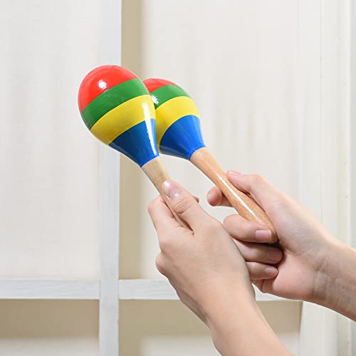 Maracas Hand Percussion Rattles, Wooden