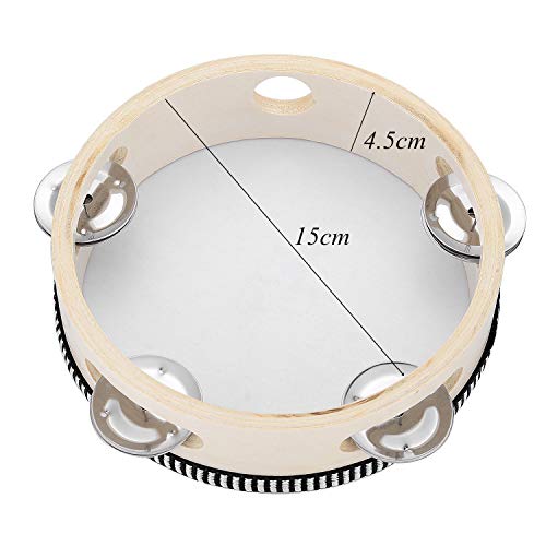 Hand Held Tambourine Drum 6