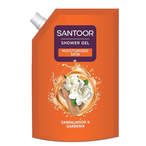 SANTOOR SHOWER GEL SANDALWOOD & GARDENIA 400ml
