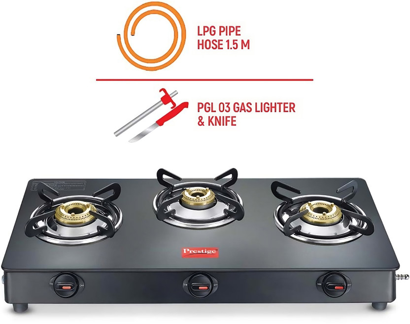 BAJAJ UCX 2B Glass Manual Gas Stove (2 Burners) - Image 6