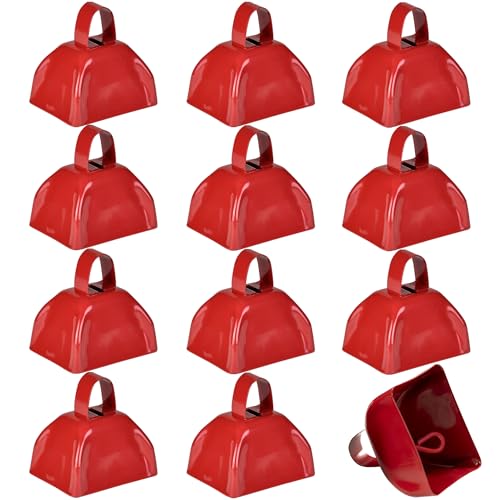 Metal Cowbells - Red 3