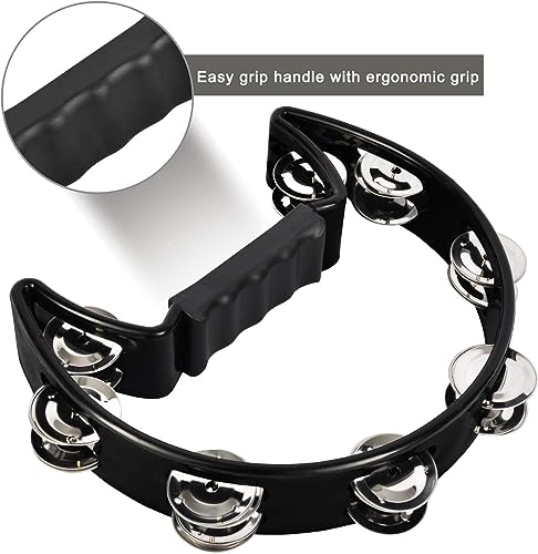 EASTROCK Tambourine Metal Jingles Hand