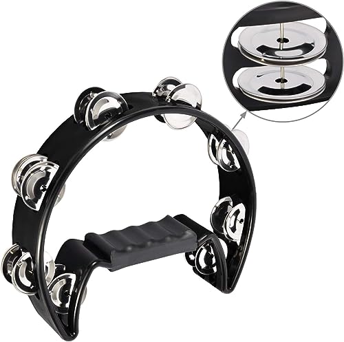 EASTROCK Tambourine Metal Jingles Hand