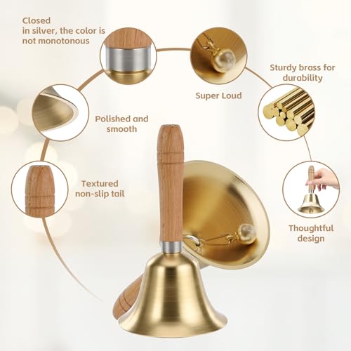 Flezoo Super Loud Hand Bell