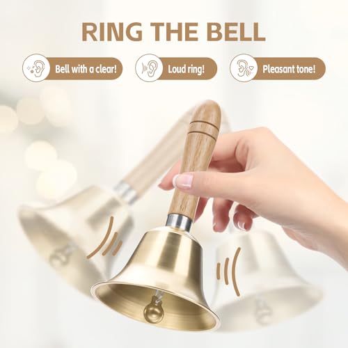 Flezoo Super Loud Hand Bell
