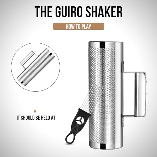 Soulmate Guiro Instrument Stainless Steel