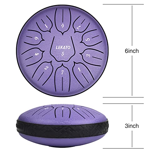 Steel Tongue Drum- 6 Inch