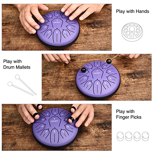 Steel Tongue Drum- 6 Inch