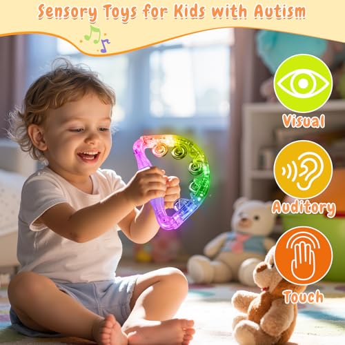 Aywewii LED Tambourine, Light Up