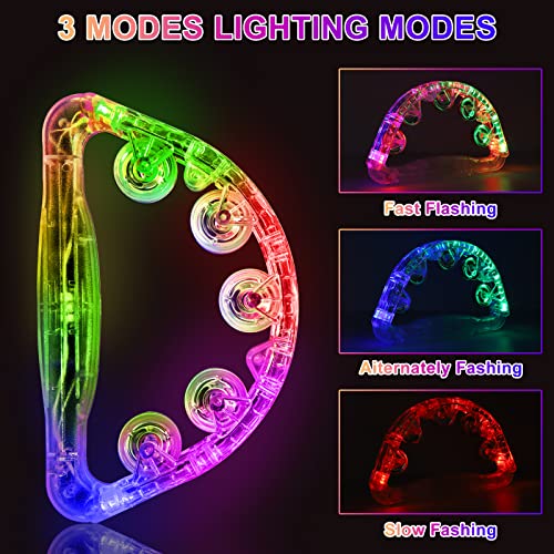Aywewii LED Tambourine, Light Up