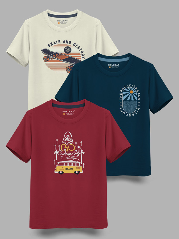 Hellcat Boys Printed Cotton Blend