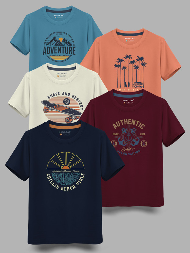 Hellcat Boys Printed Cotton Blend