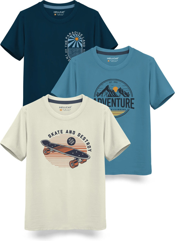 Hellcat Boys Printed Cotton Blend