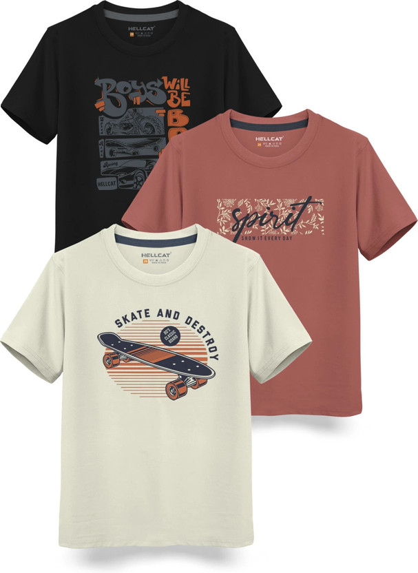 Hellcat Boys Printed Cotton Blend