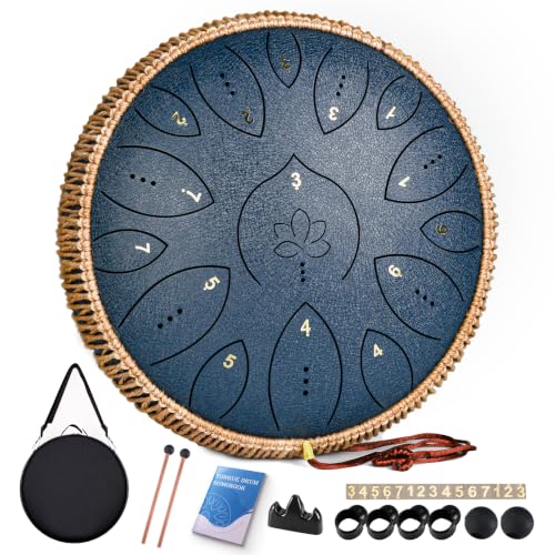 Steel Tongue Drum, 13 Inches