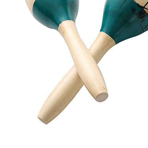 Maracas Large Colorful Wood Rumba