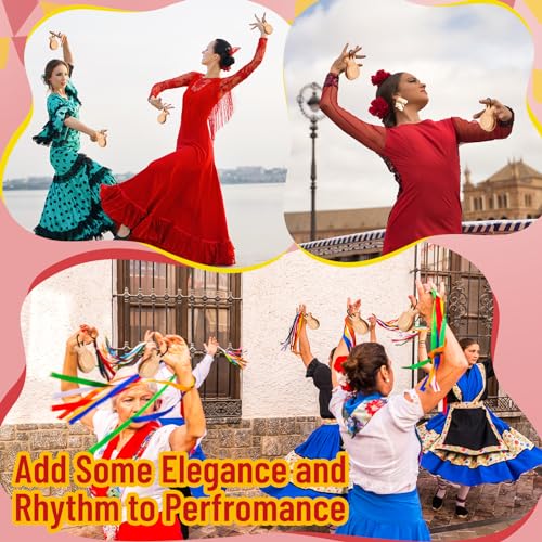 2 Pack Spanish Castanets Flamenco