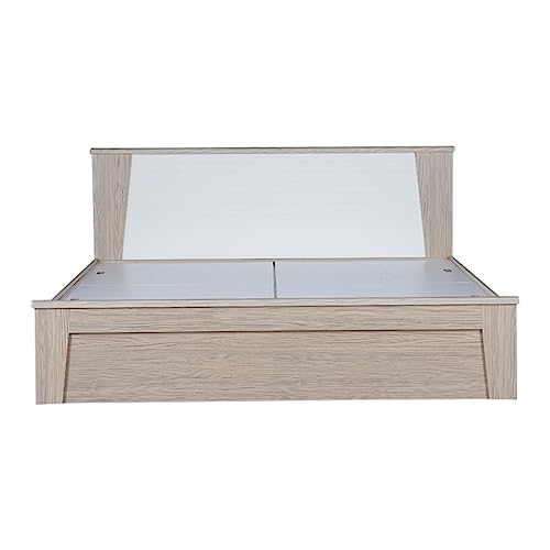 HomeTown Ambra Queen Bed with Box Storage in Oak Colour - Image 5