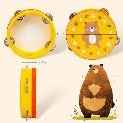 Tambourines Musical Instrument for Kids