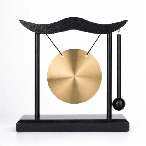 Mini Gong with Wood Stand
