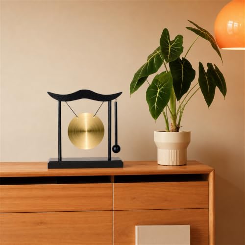 Mini Gong with Wood Stand