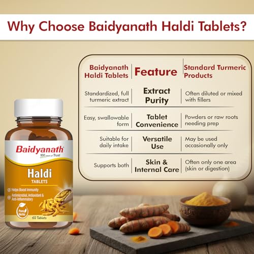 Baidyanath Ayurved Turmeric Tablets 60