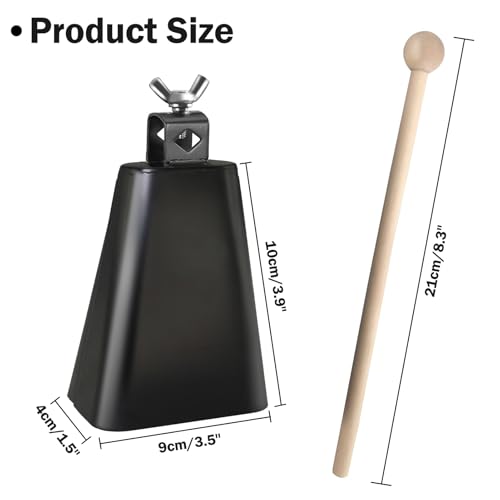 Steel Cowbell with Stick, Noise